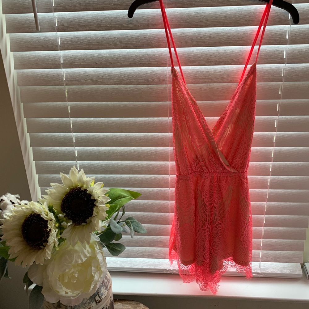 Luxxel Hot Pink Romper